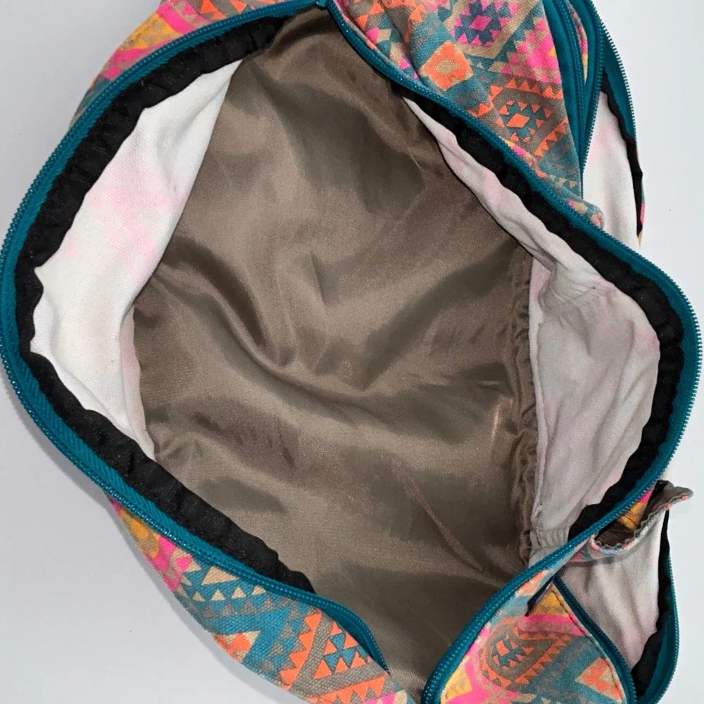 KAVU Rope Sling Bag Aztec Southwestern Cotton Canvas Backpack Granolagirl Hiking